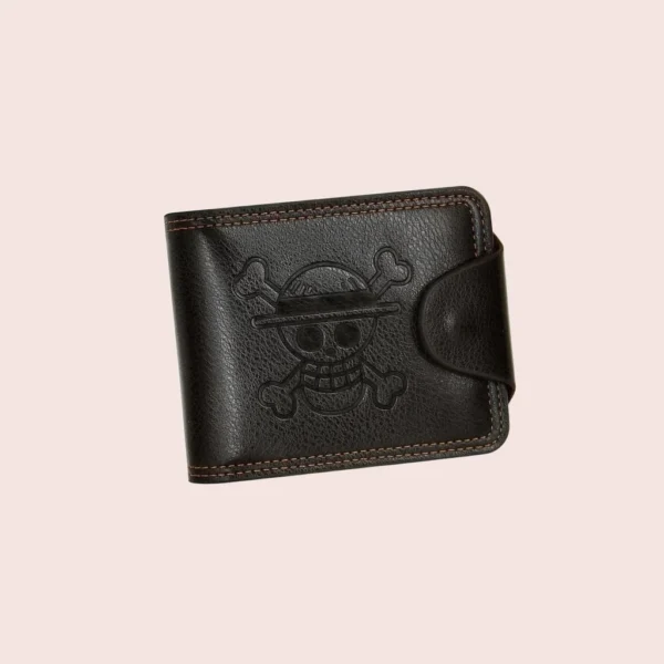 Portefeuille Skull avec le chapeau de paille Luffy1