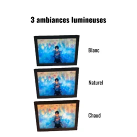 3 ambiances lumineuse cadre photo Livai