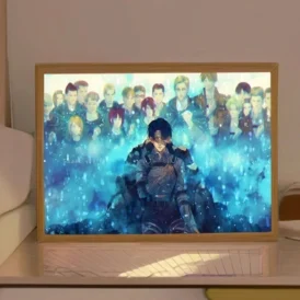 Cadre photo lumineux Caporal-Chef Livaï - Attaque des titans