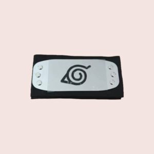 Bandeau de konoha naruto noir