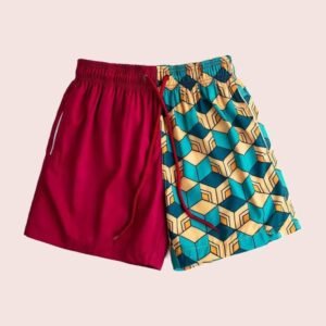 Short de bain avec cordon Demon slayer Giyu